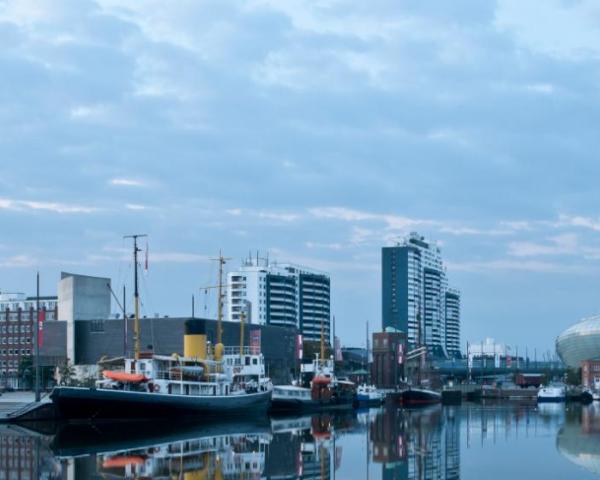 A beautiful view of Bremerhaven.