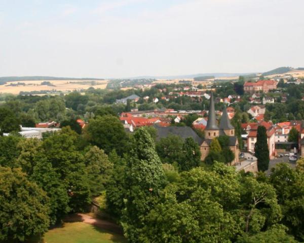 Ein schöner Blick auf Fulda