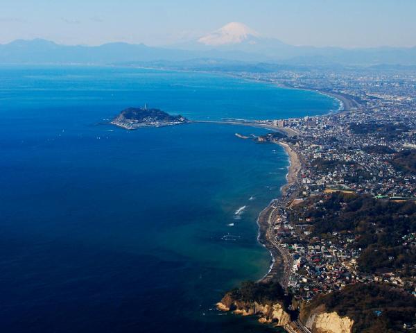 Una bellissima vista di Fujisawa