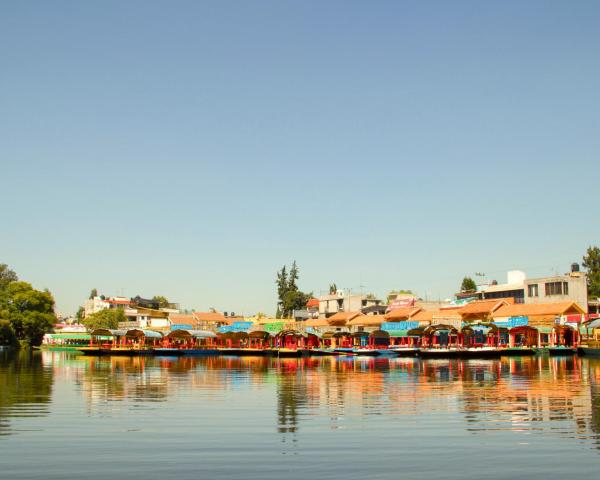 Csodás kilátás Xochimilco városára