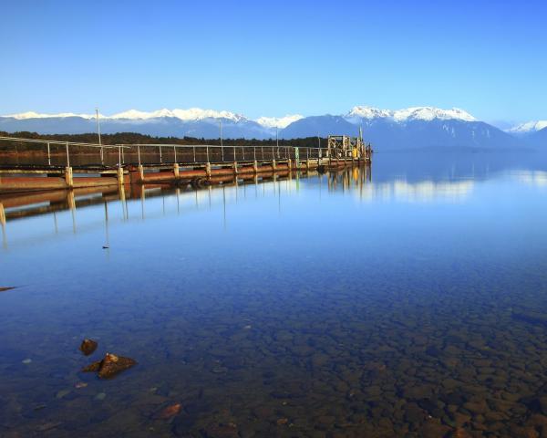 A beautiful view of Te Anau Downs.