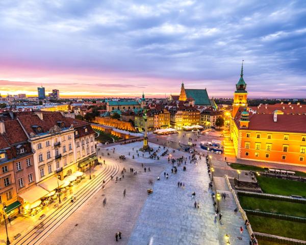 A beautiful view of Warszawa.