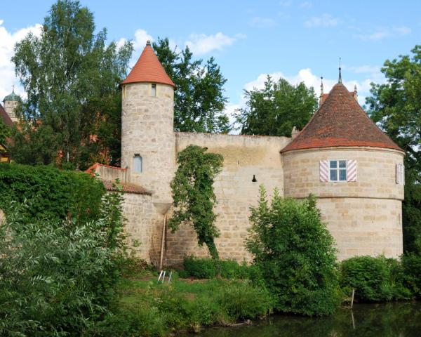 Una bonita vista de Dinkelsbuhl