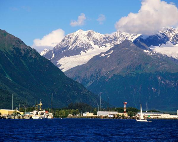 Una bonita vista de Valdez