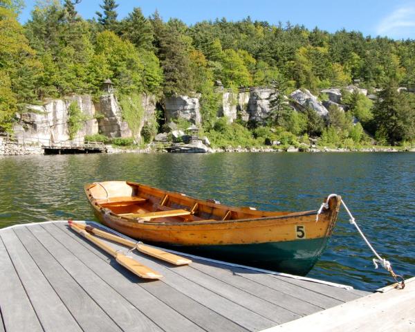 Krásny pohľad na mesto New Paltz