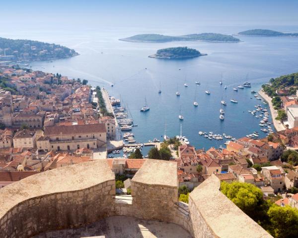 A beautiful view of Hvar