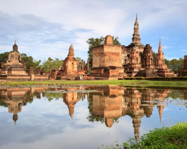 A beautiful view of Amphoe Muang Sukhothai.