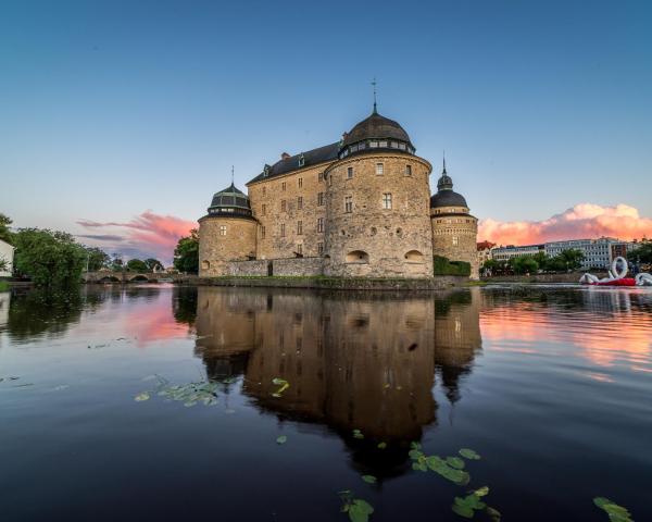 Krásný pohled na město Orebro