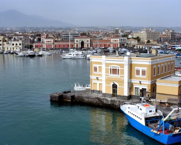 A beautiful view of Catania.