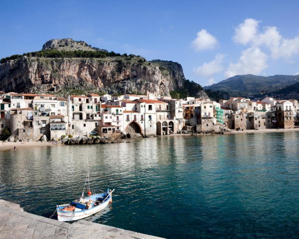 A beautiful view of Cefalu.