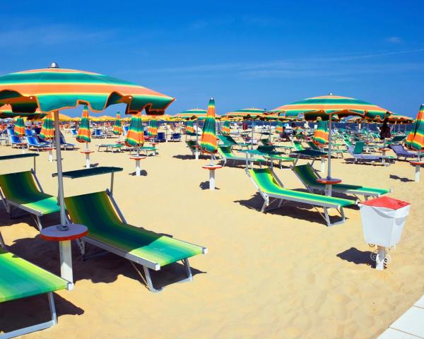 Ein schöner Blick auf Cervia