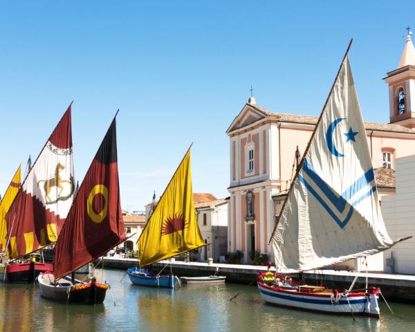 Una bellissima vista di Cesenatico