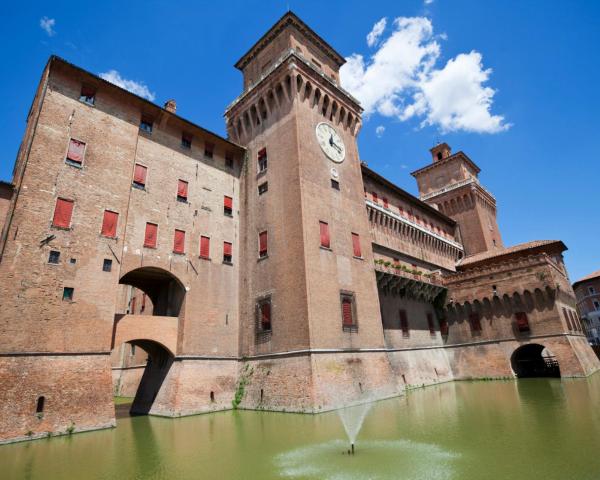 Una bellissima vista di Ferrara