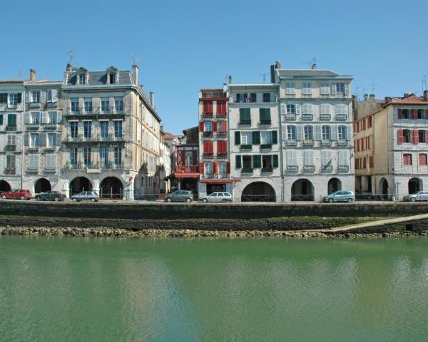 A beautiful view of Bayonne.