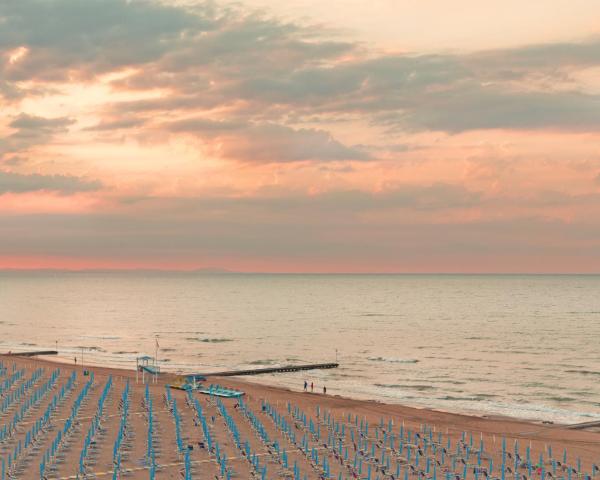 A beautiful view of Lido di Iesolo.