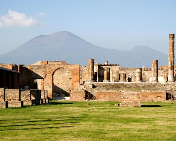 A beautiful view of Pompei.
