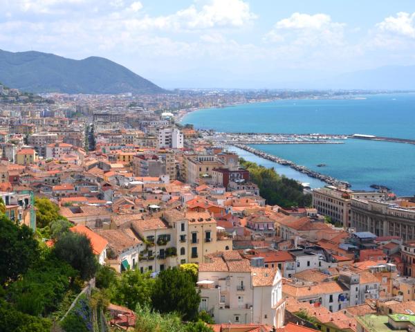 A beautiful view of Salerno.