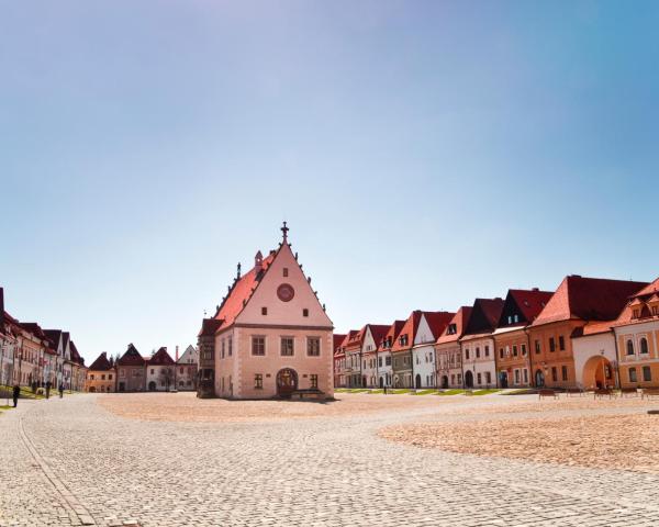 A beautiful view of Bardejov.