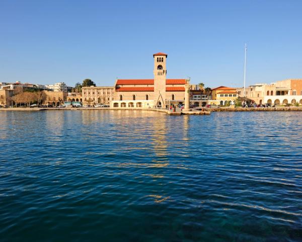 A beautiful view of Rhodes Town.