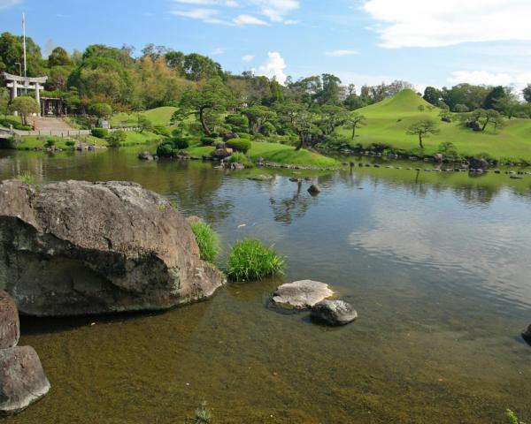 Una bellissima vista di Kumamoto