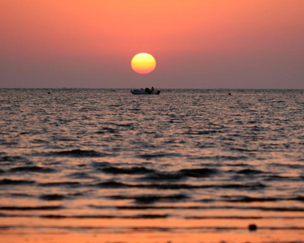 Vacker utsikt över Sanlucar de Barrameda