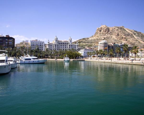 A beautiful view of Alicante.