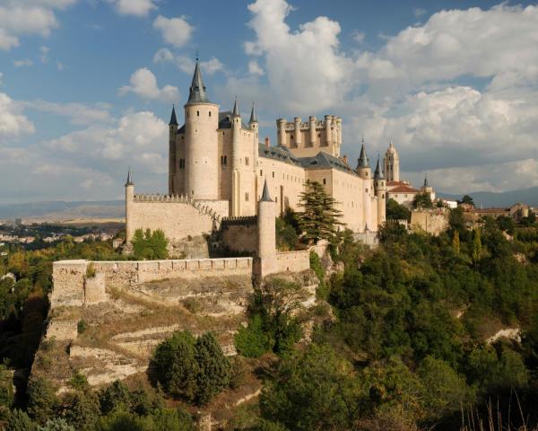 A beautiful view of Segovia.