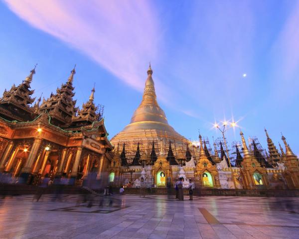 A beautiful view of Yangon.