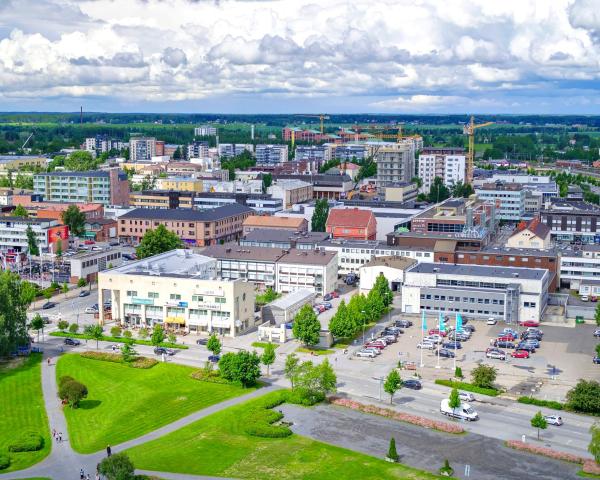 A beautiful view of Seinajoki.