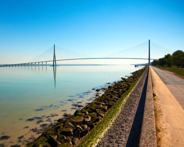 Krásny pohľad na mesto Le Havre