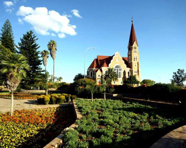 Krásny pohľad na mesto Windhoek