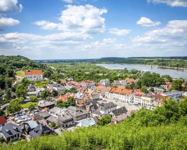 Vakker utsikt over Kazimierz