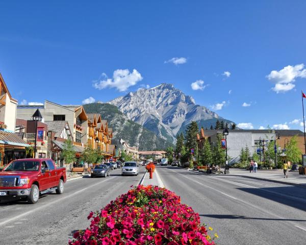 A beautiful view of Banff