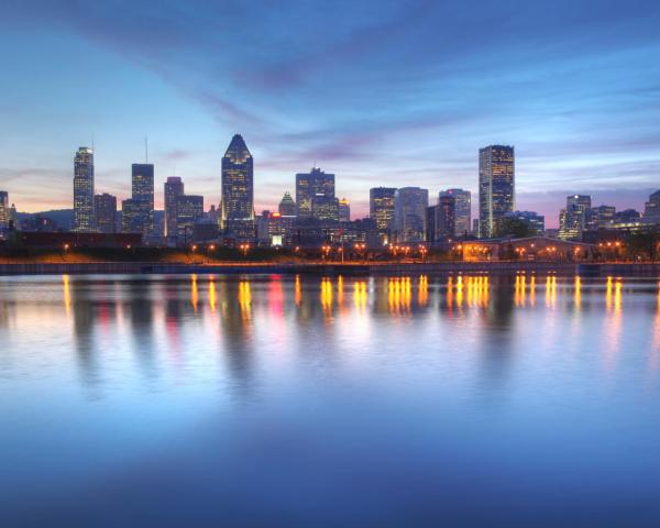 A beautiful view of Montreal.