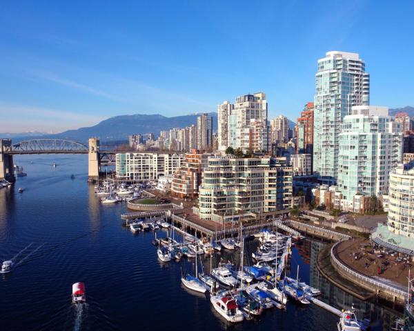 A beautiful view of Vancouver