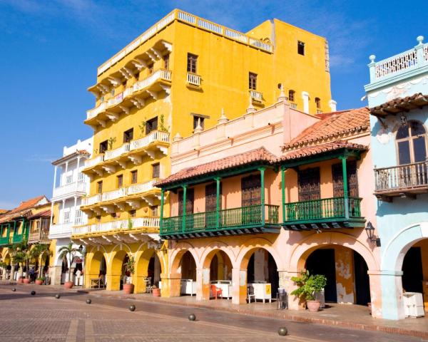 A beautiful view of Cartagena de Indias.