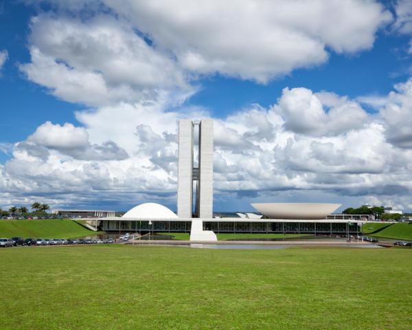 A beautiful view of Brasilia.