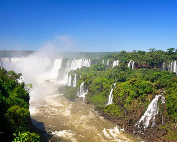 Uma bela vista de: Foz de Iguassu