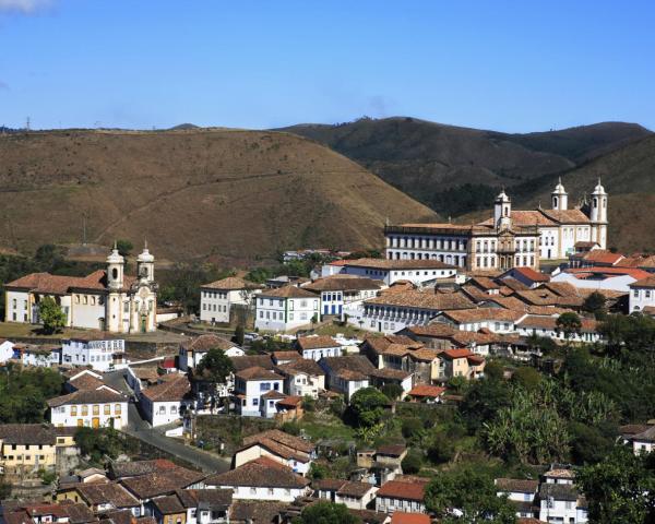 A beautiful view of Ouro Preto