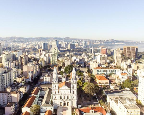 A beautiful view of Porto Alegre