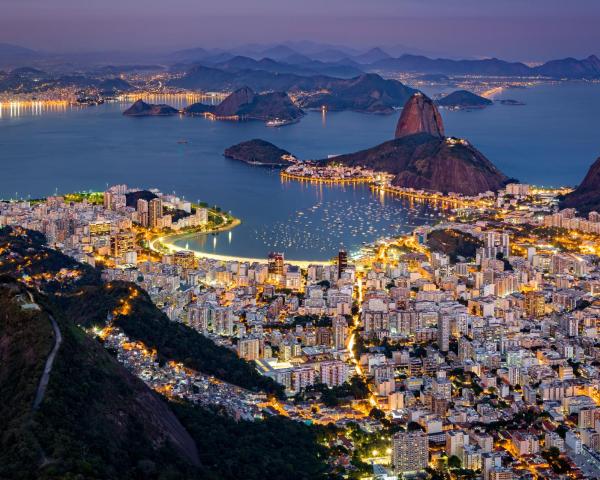 Linna Rio de Janeiro kaunis vaade