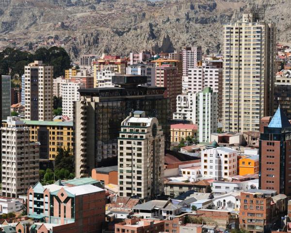 A beautiful view of Ciudad La Paz