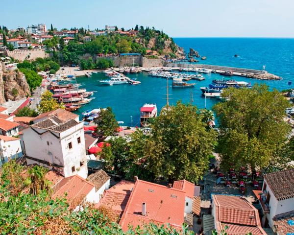 Ein schöner Blick auf Antalya