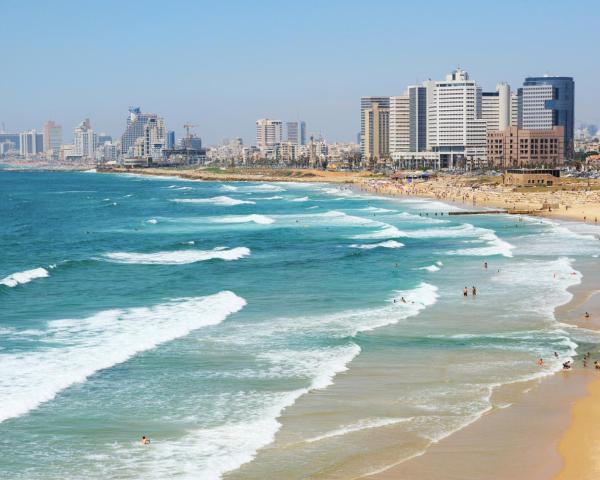 Een mooi uitzicht van Tel Aviv