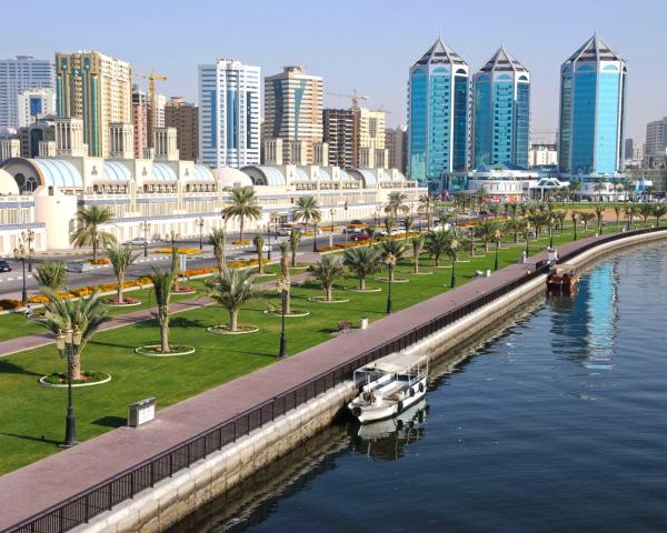 A beautiful view of Sharjah.