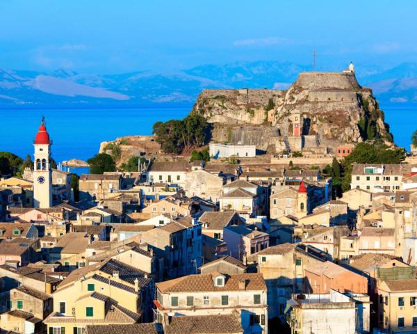 A beautiful view of Corfu Town.