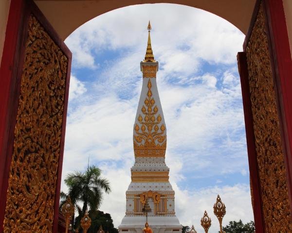 Amphoe Muang Nakhon Phanom şehrinden güzel bir manzara