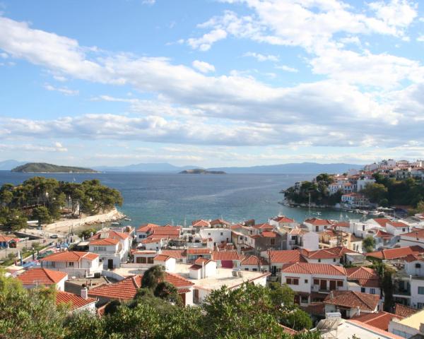 A beautiful view of Skiathos