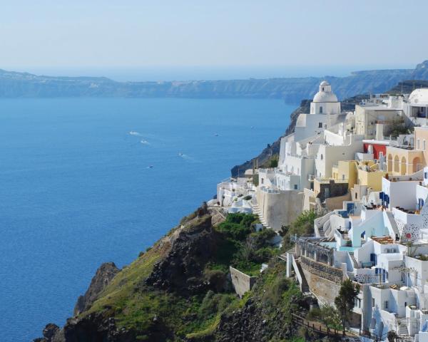 Ein schöner Blick auf Fira