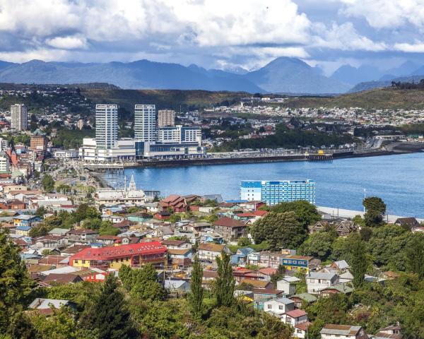 Vakker utsikt over Ciudad de Puerto Montt